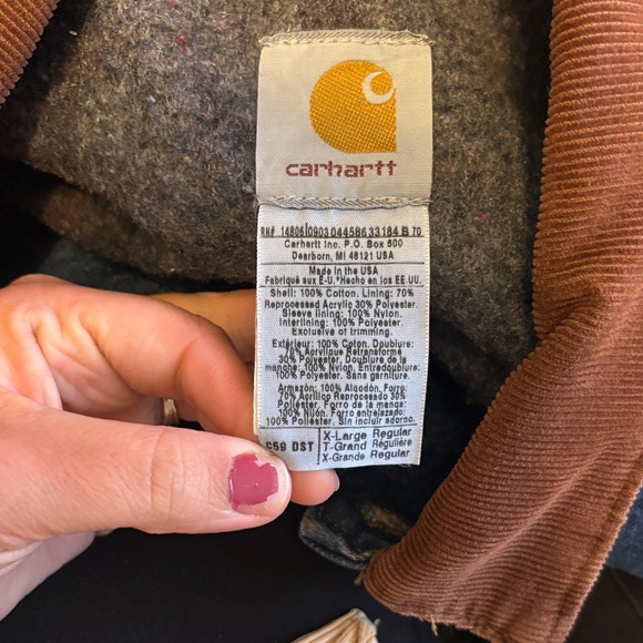 Vintage Carhartt with Corduroy collar - Picture 3 of 5